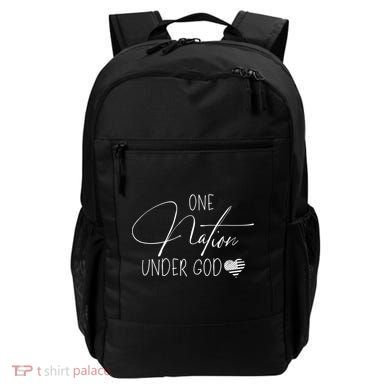 Cute One Nation Under God Usa Script Gift Backpack