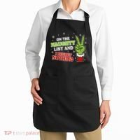Christmas On Naughty List I Regret Nothing Xmas Apron thumb 2