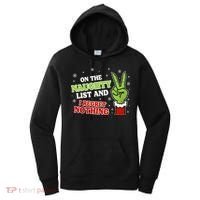 Christmas On Naughty List I Regret Nothing Xmas Women's Hoodie thumb 0