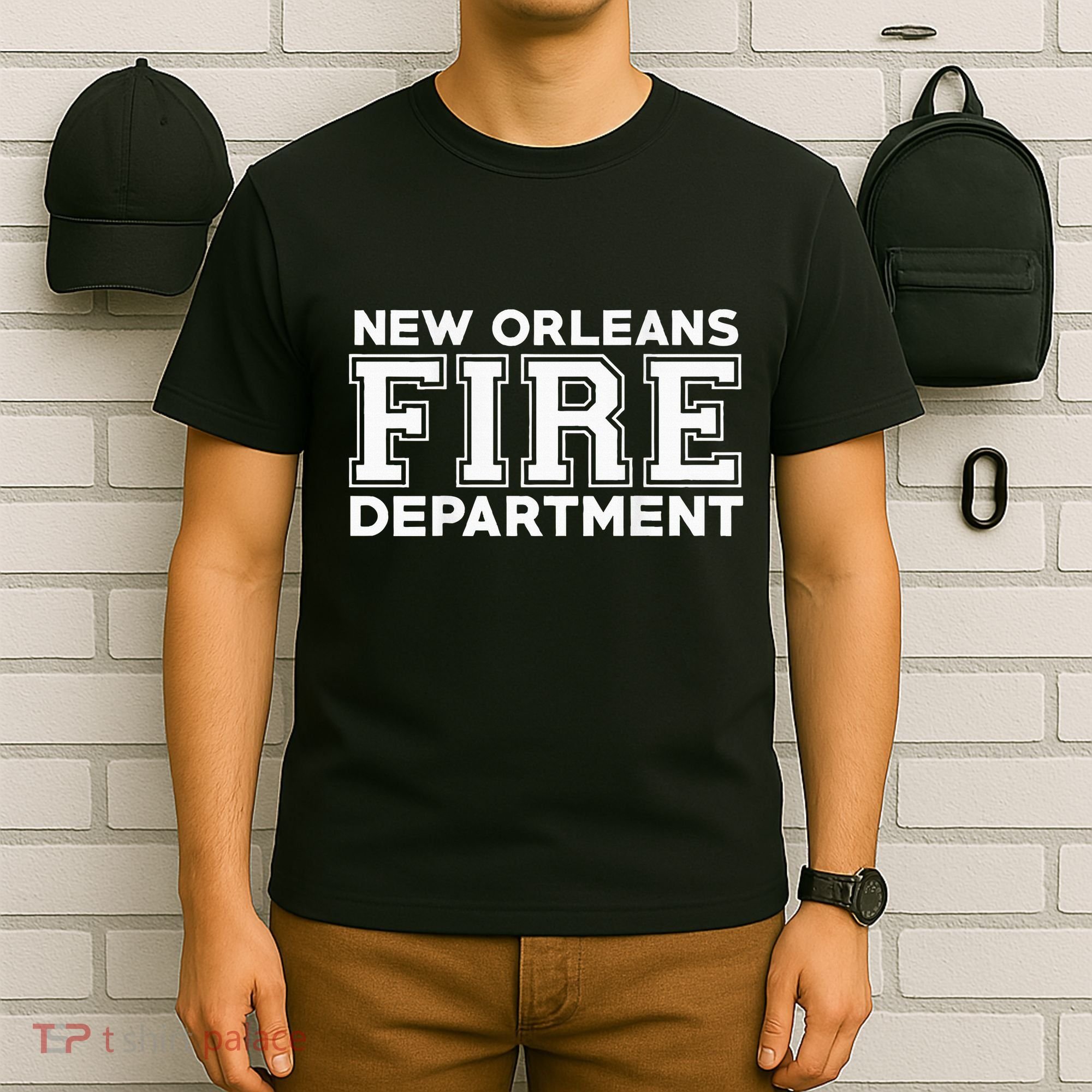 City Of New Orleans Fire Rescue Louisiana Fireman T-Shirt