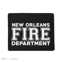 City Of New Orleans Fire Rescue Louisiana Fireman Mousepad thumb 0