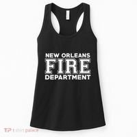 City Of New Orleans Fire Rescue Louisiana Fireman Women's Tank Top thumb 0