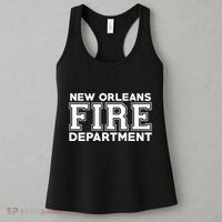 City Of New Orleans Fire Rescue Louisiana Fireman Women's Tank Top thumb 3