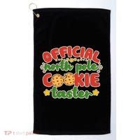 Christmas Official North Pole Cookie Taster Golf Towel thumb 0