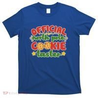 Christmas Official North Pole Cookie Taster T-Shirt thumb 0