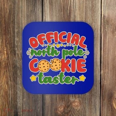 Christmas Official North Pole Cookie Taster Coaster
