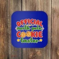 Christmas Official North Pole Cookie Taster Coaster thumb 0
