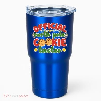 Christmas Official North Pole Cookie Taster Tumbler