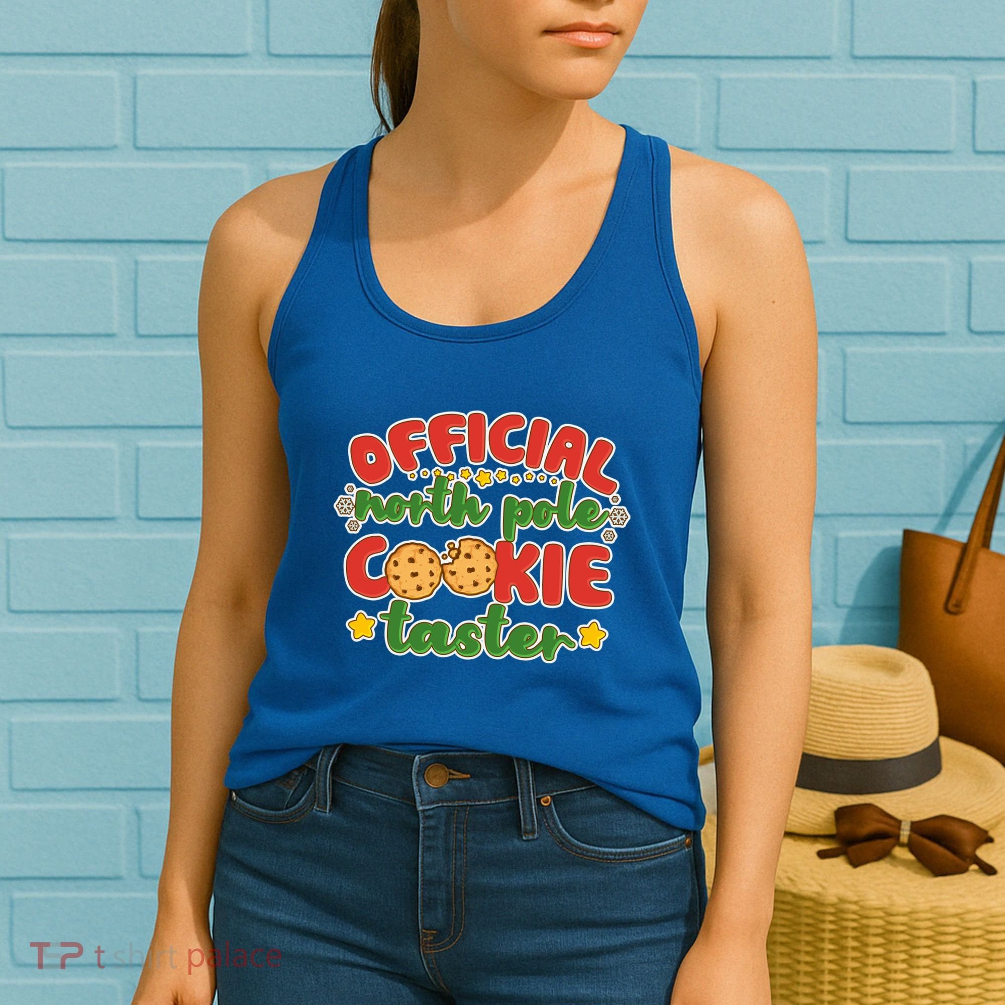 Christmas Official North Pole Cookie Taster Women's Tank Top