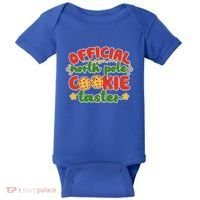 Christmas Official North Pole Cookie Taster Baby Bodysuit thumb 0