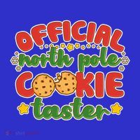 Christmas Official North Pole Cookie Taster Toddler Hoodie thumb 2