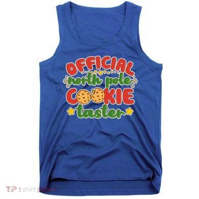 Christmas Official North Pole Cookie Taster Tank Top