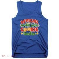 Christmas Official North Pole Cookie Taster Tank Top thumb 0