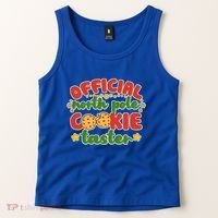 Christmas Official North Pole Cookie Taster Tank Top thumb 2