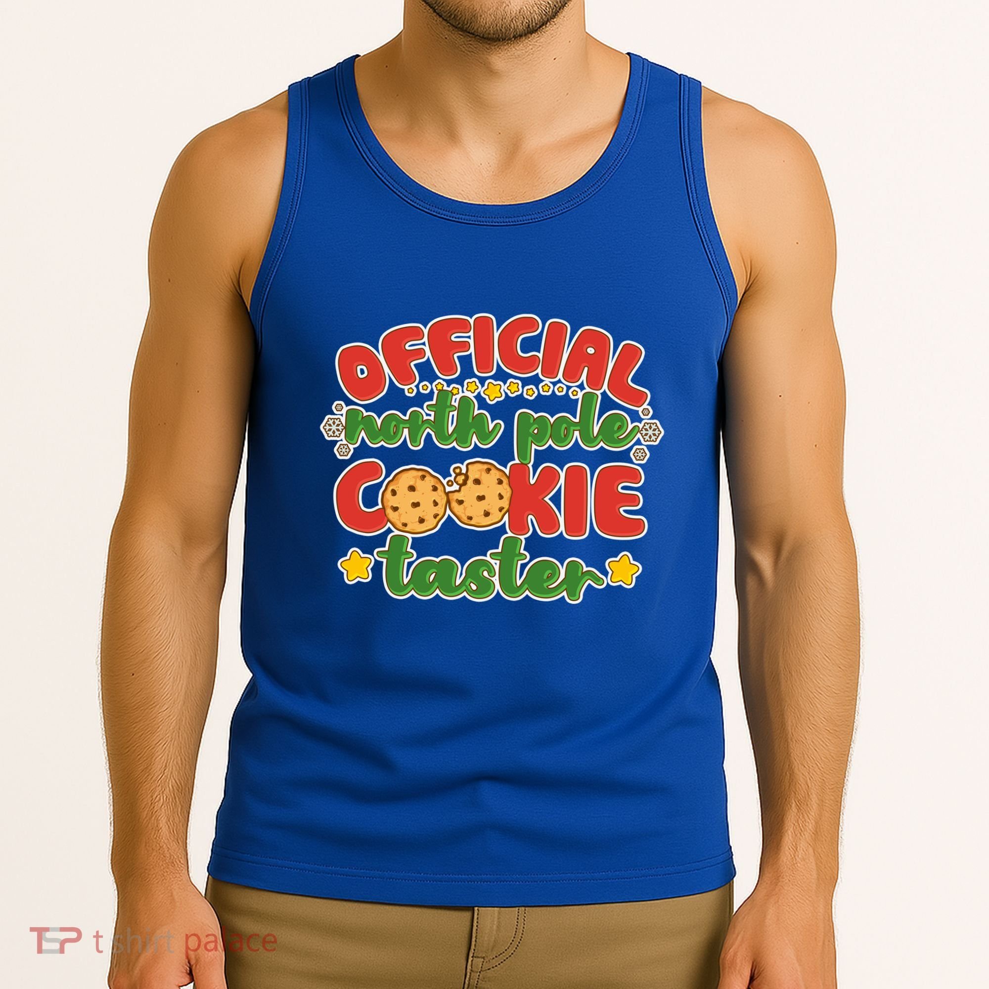 Christmas Official North Pole Cookie Taster Tank Top