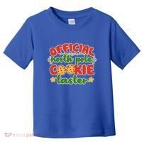Christmas Official North Pole Cookie Taster Toddler T-Shirt thumb 0