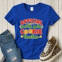 Christmas Official North Pole Cookie Taster Women's T-Shirt thumb 3