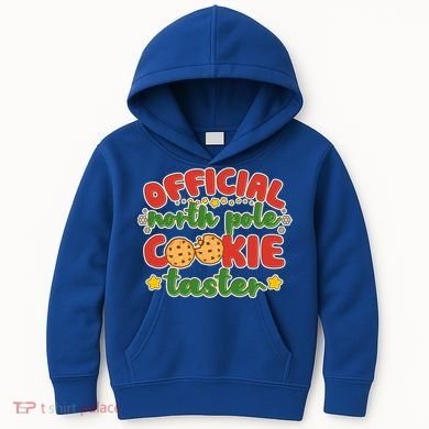Christmas Official North Pole Cookie Taster Kids Hoodie