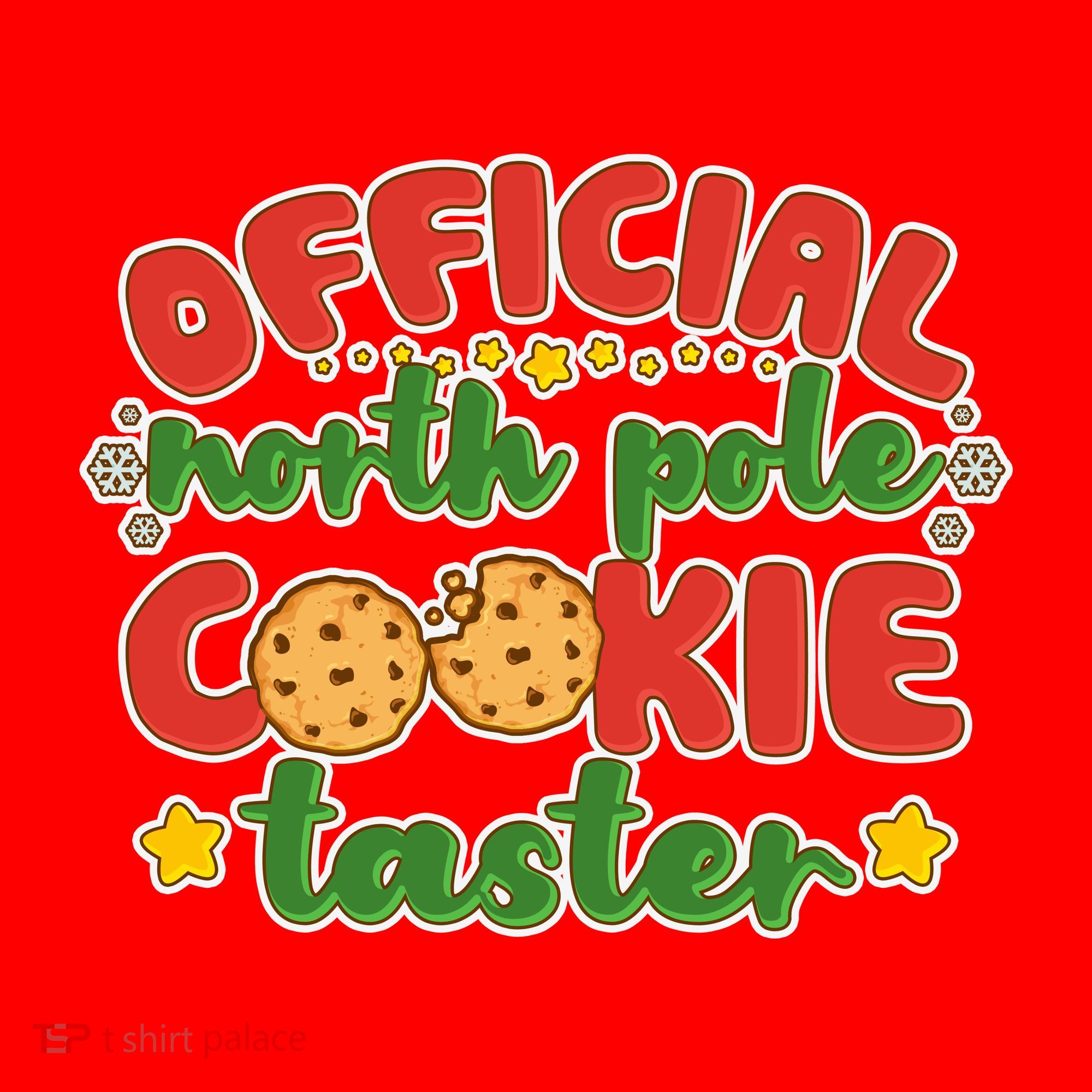 Christmas Official North Pole Cookie Taster Santa Hat