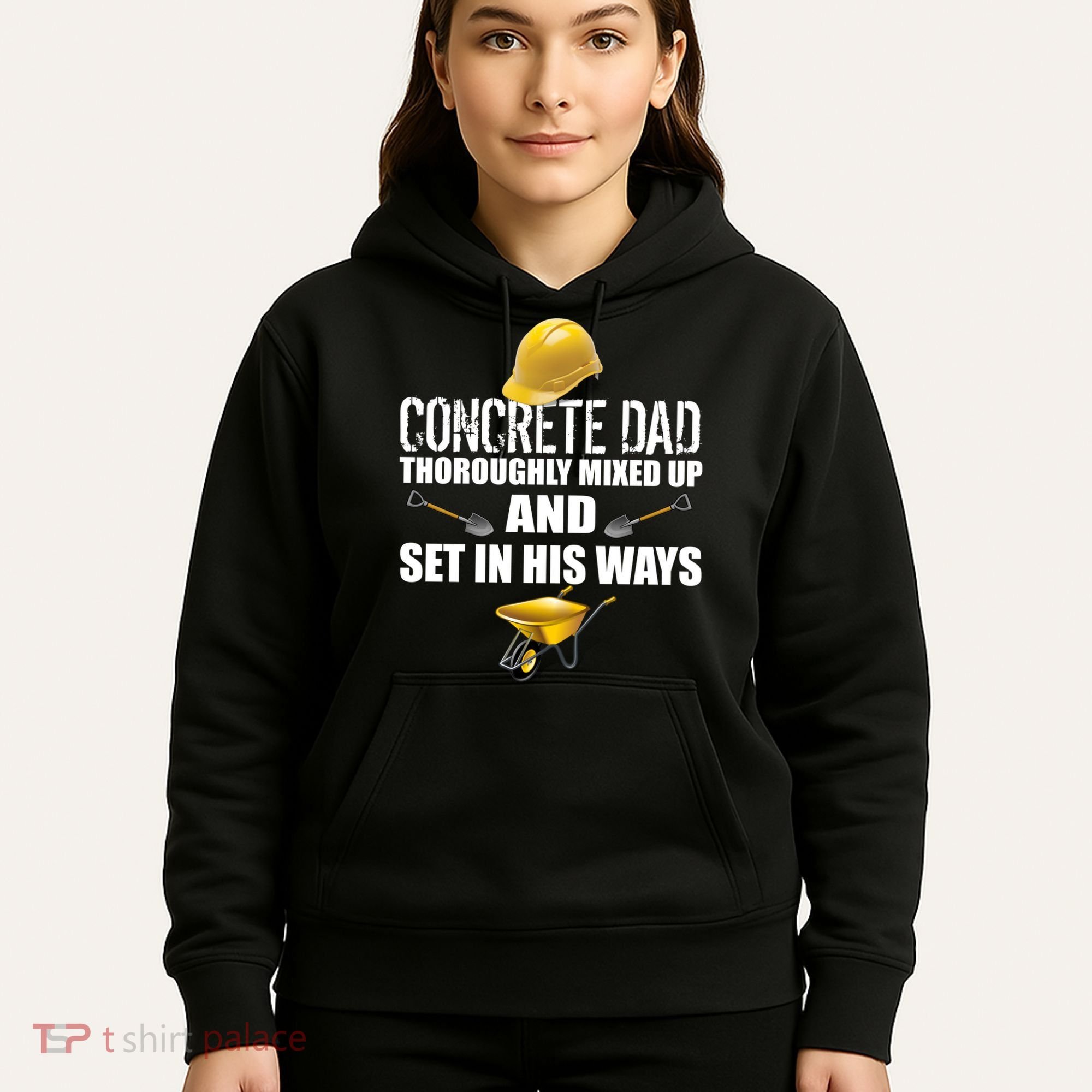 Concrete Dad Mixed Up And Set In His Ways Hoodie