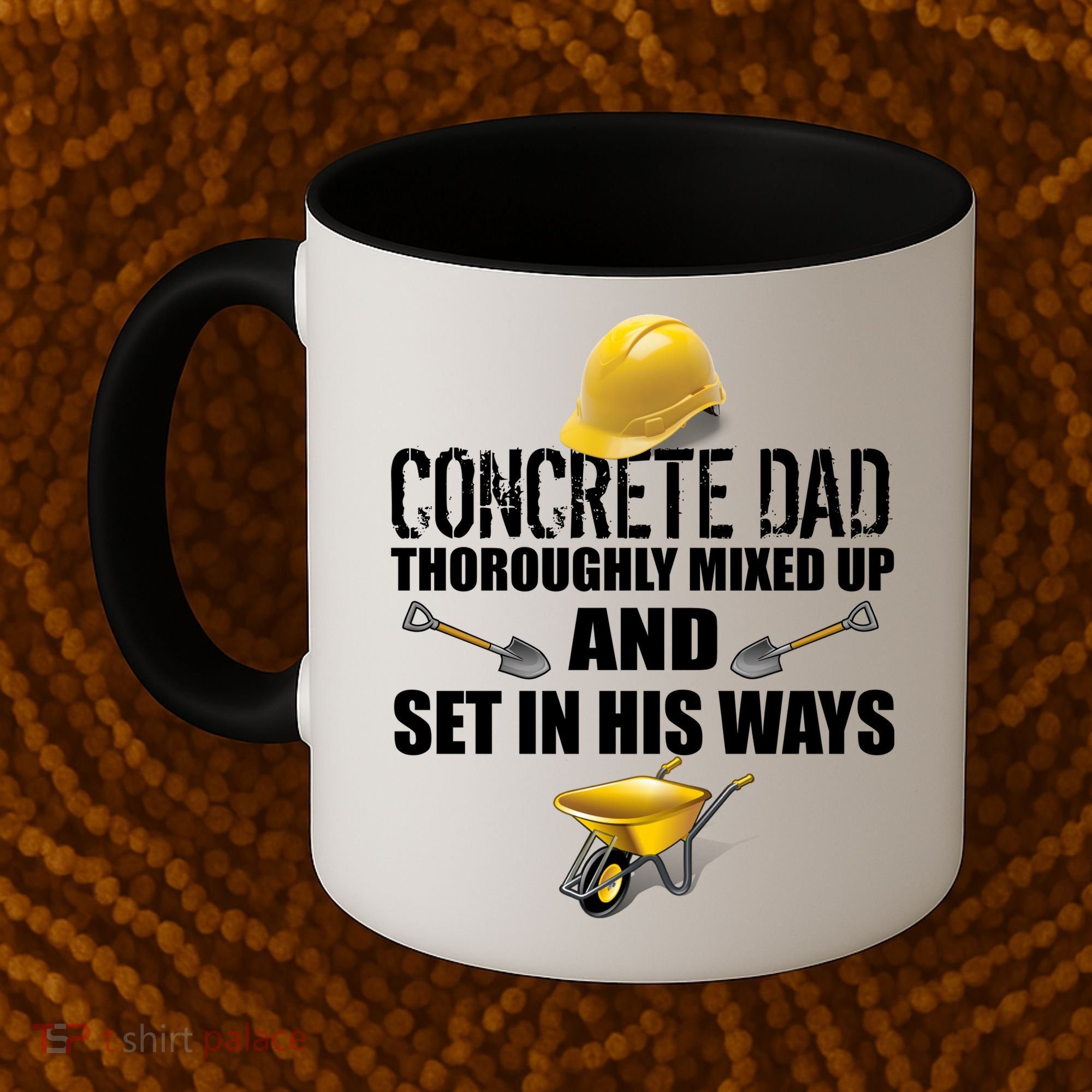 Concrete Dad Mixed Up And Set In His Ways Coffee Mug