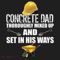 Concrete Dad Mixed Up And Set In His Ways Beanie thumb 2