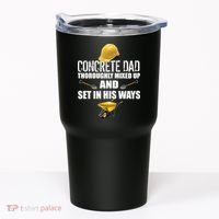 Concrete Dad Mixed Up And Set In His Ways Tumbler thumb 0