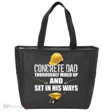 Concrete Dad Mixed Up And Set In His Ways Tote Bag