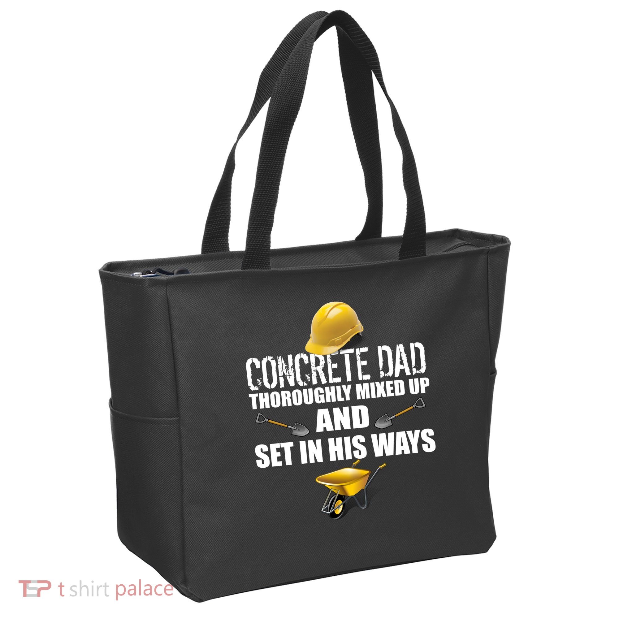 Concrete Dad Mixed Up And Set In His Ways Tote Bag