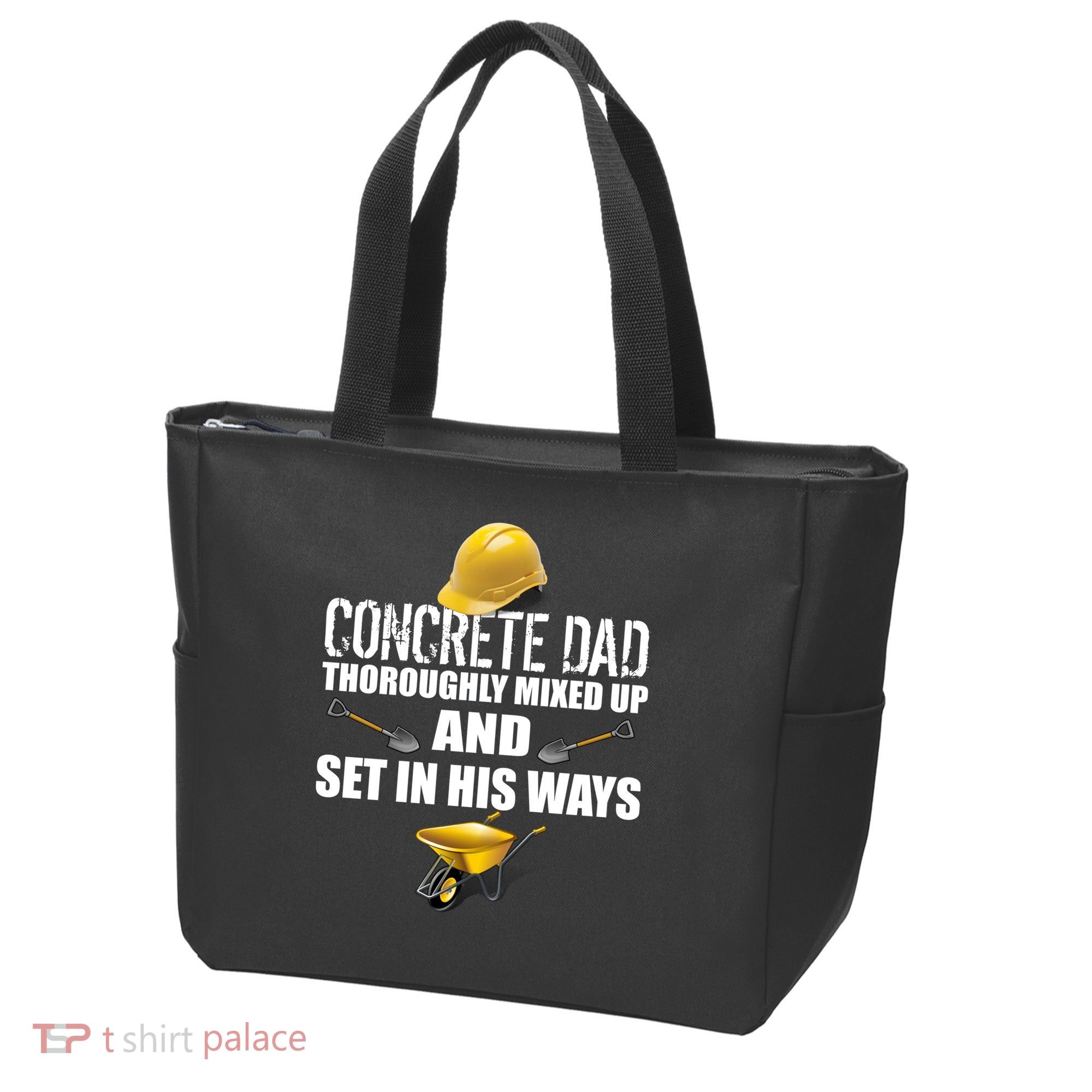 Concrete Dad Mixed Up And Set In His Ways Tote Bag