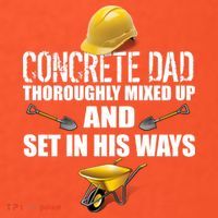 Concrete Dad Mixed Up And Set In His Ways Hat thumb 2