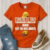 Concrete Dad Mixed Up And Set In His Ways Women's T-Shirt thumb 3