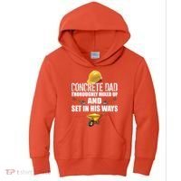 Concrete Dad Mixed Up And Set In His Ways Kids Hoodie thumb 0