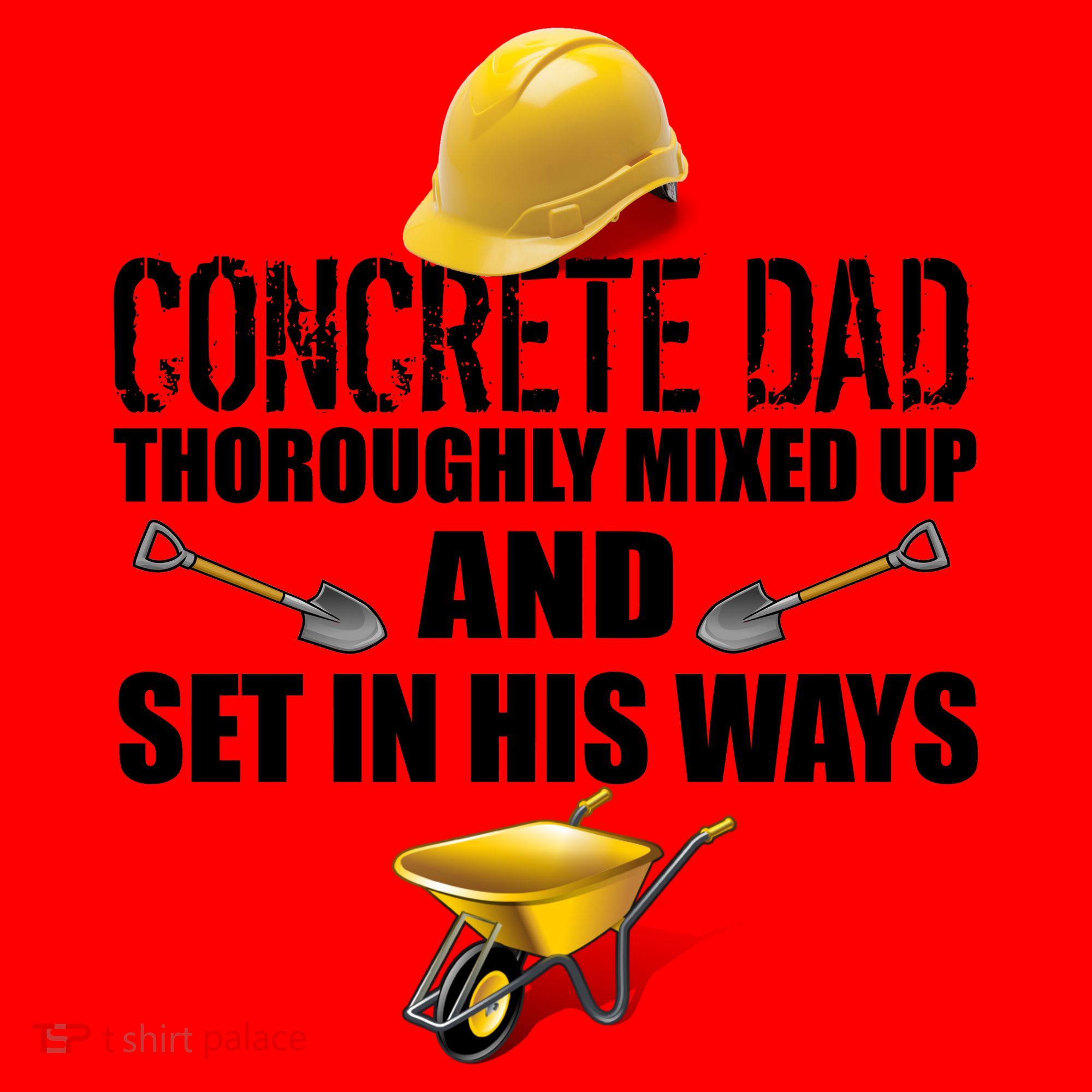 Concrete Dad Mixed Up And Set In His Ways Santa Hat