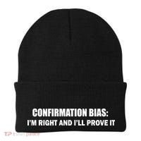Confirmation Bias I'm Right And I'll Prove It Beanie thumb 0