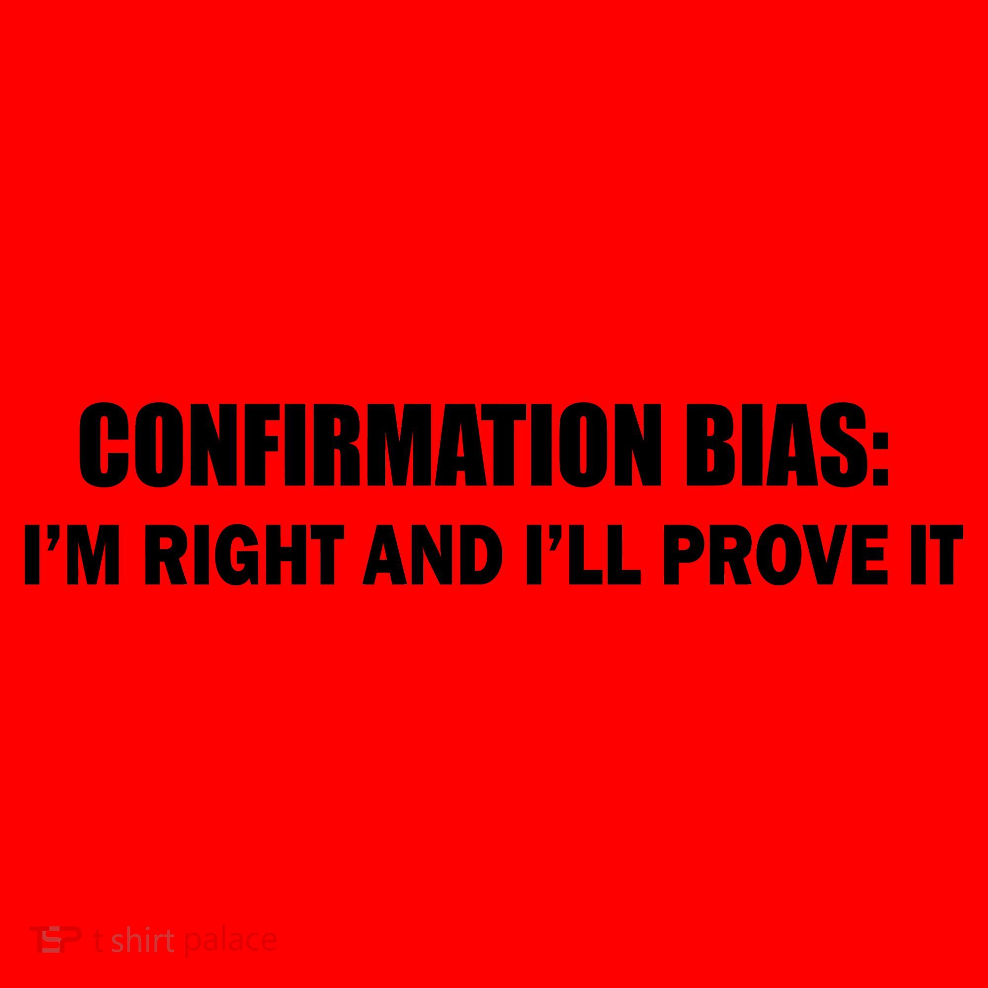 Confirmation Bias I'm Right And I'll Prove It Santa Hat