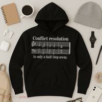 Conflict Resolution Is Only A Half Step Away Hoodie thumb 3