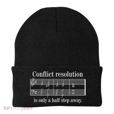 Conflict Resolution Is Only A Half Step Away Beanie