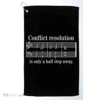 Conflict Resolution Is Only A Half Step Away Golf Towel