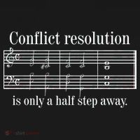 Conflict Resolution Is Only A Half Step Away Kids Sweatshirt thumb 2