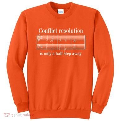 Conflict Resolution Is Only A Half Step Away Sweatshirt