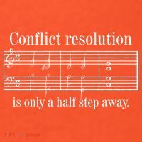 Conflict Resolution Is Only A Half Step Away Mousepad thumb 1