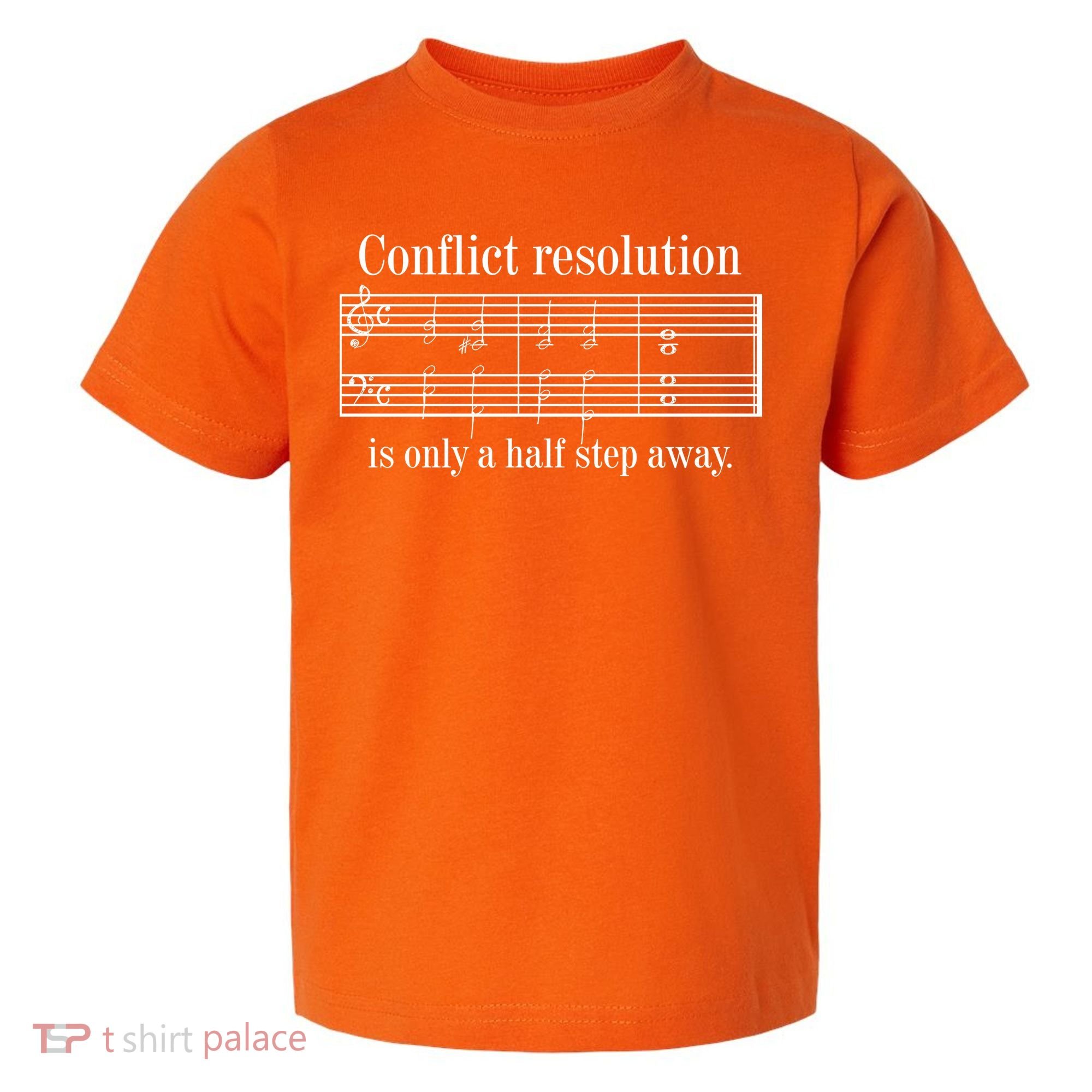 Conflict Resolution Is Only A Half Step Away Toddler T-Shirt