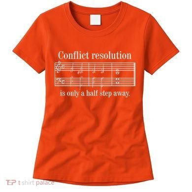 Conflict Resolution Is Only A Half Step Away Women's T-Shirt