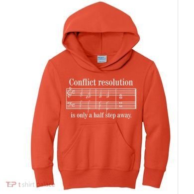 Conflict Resolution Is Only A Half Step Away Kids Hoodie