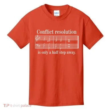 Conflict Resolution Is Only A Half Step Away Kids T-Shirt