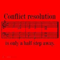 Conflict Resolution Is Only A Half Step Away Santa Hat thumb 1