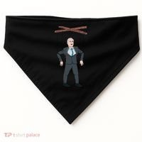 Confused Anti Joe Biden Puppet Funny USA-Made Doggie Bandana thumb 0
