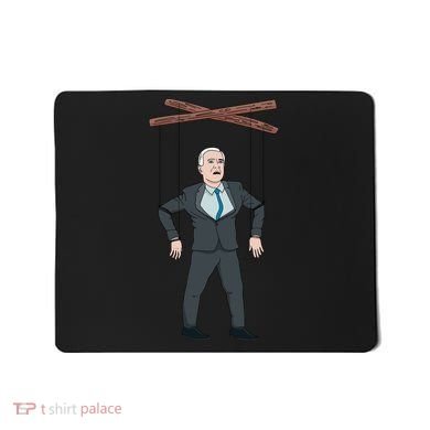 Confused Anti Joe Biden Puppet Funny Mousepad