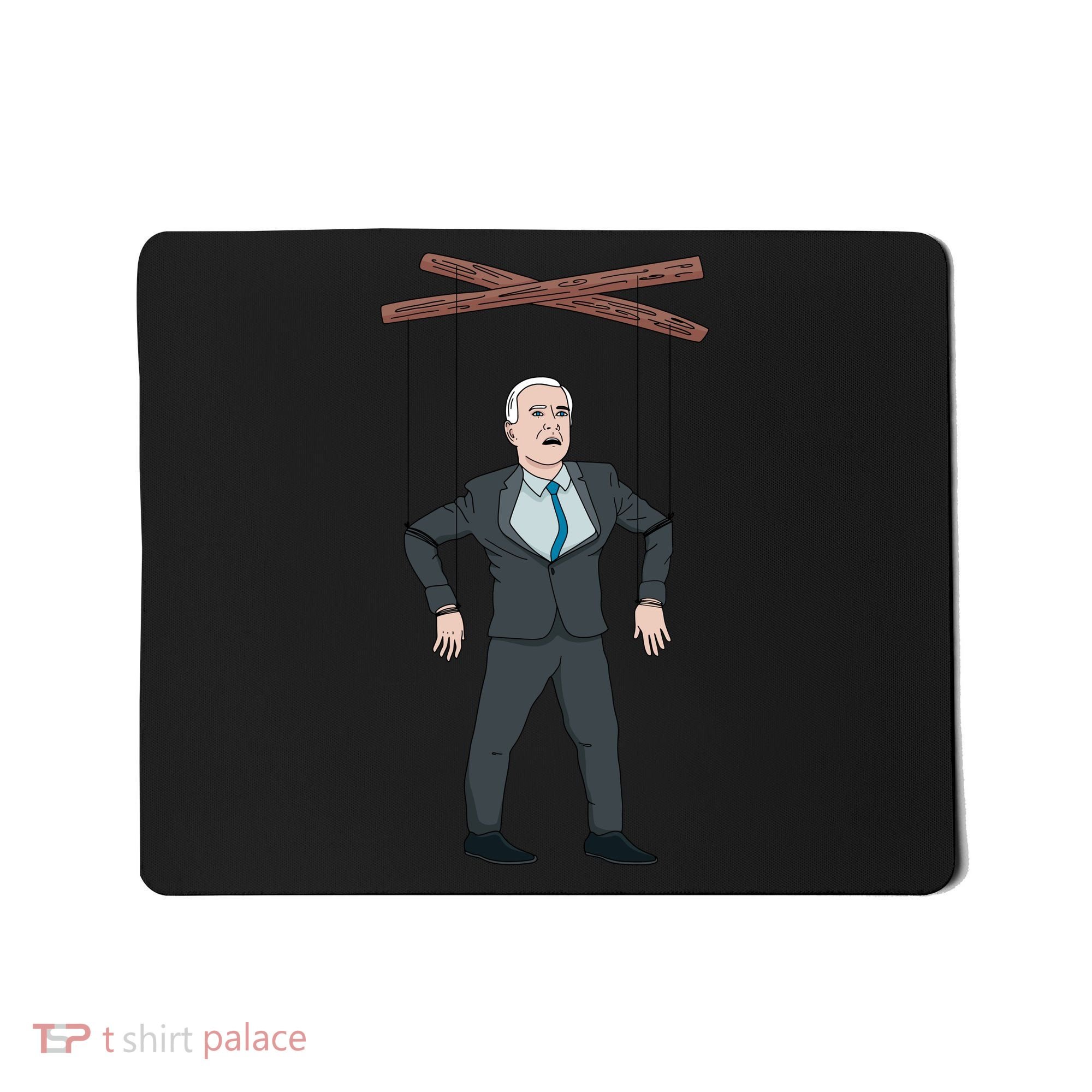 Confused Anti Joe Biden Puppet Funny Mousepad